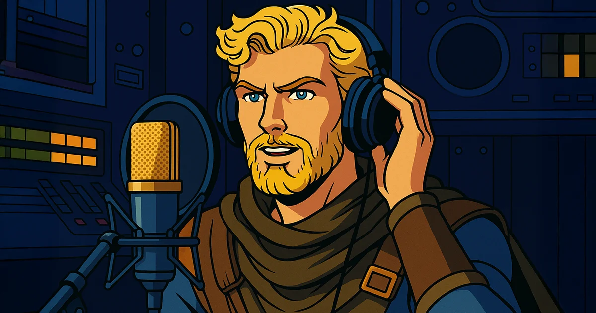 Caramba in einem Podcast Studio